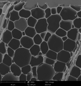 Efekt działania polerowania jonowego